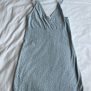 John Galt Womens Light Blue Amara Mini Dress